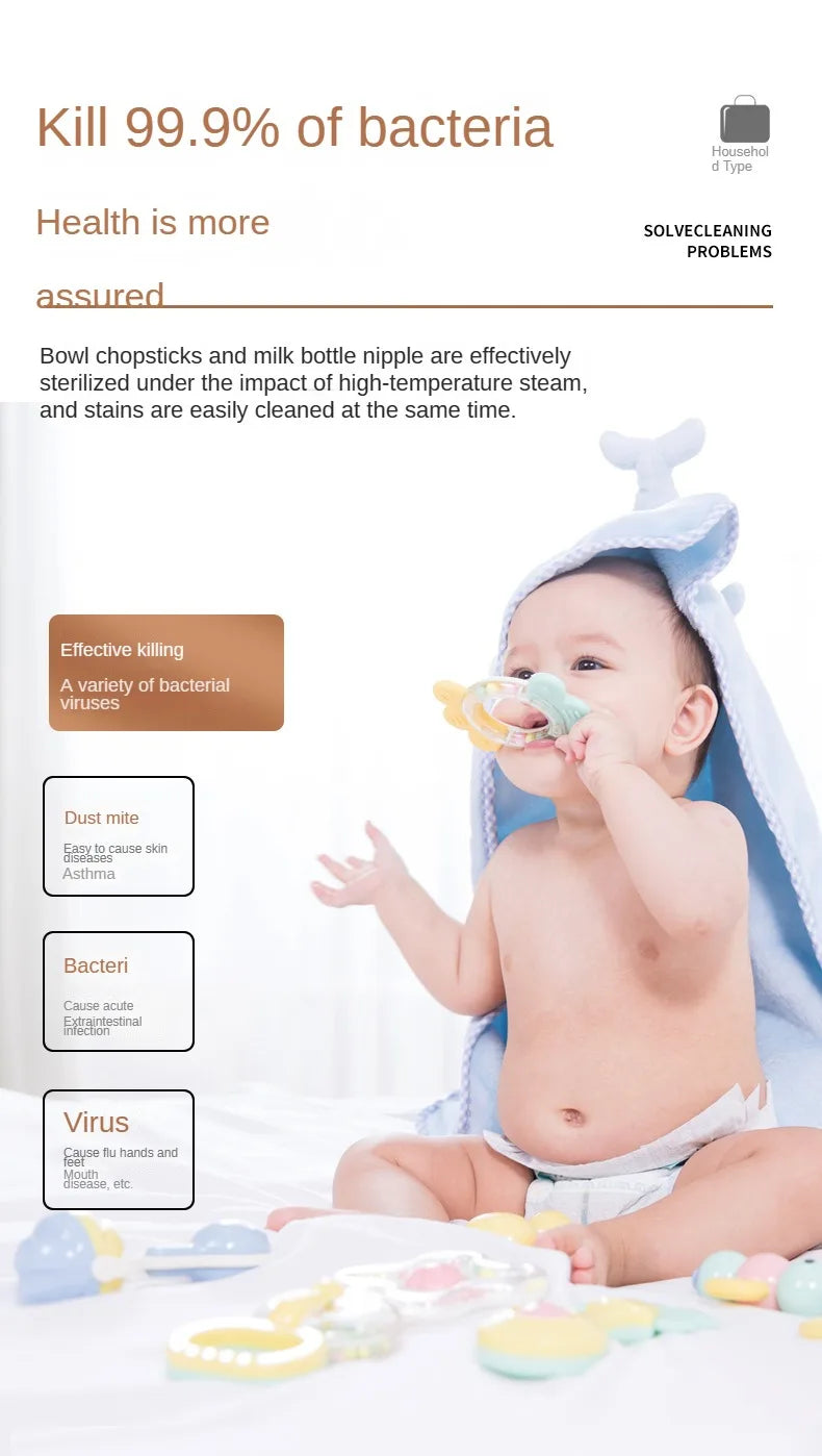 2500W Portable Steam Cleaner High Temperature Sterilization Pressure Jet Washer Machine for Home Car Kitchen Air Conditioner