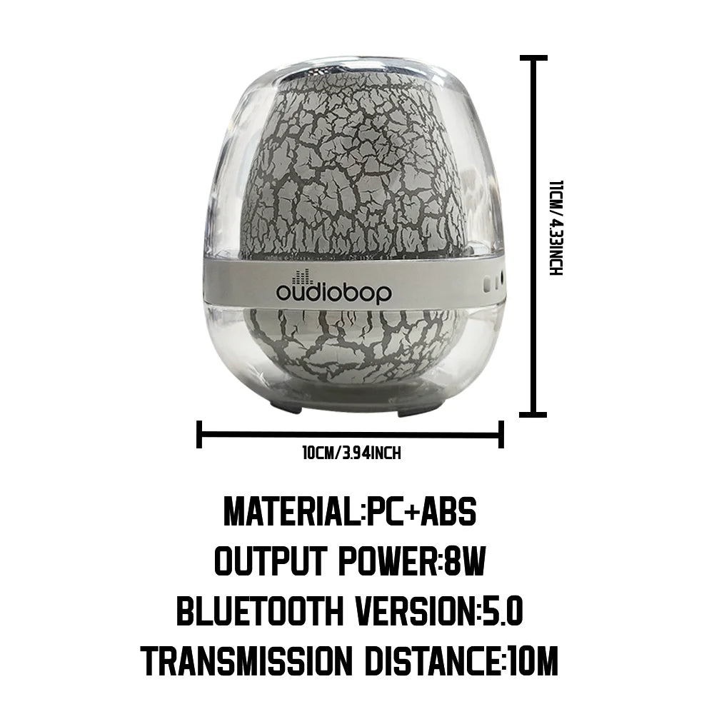 Wireless Speaker Surround Sound Heavy Bass High Ambient Light Bluetooth 5.0 Technology Portable Bluetooth Speaker Camping Party