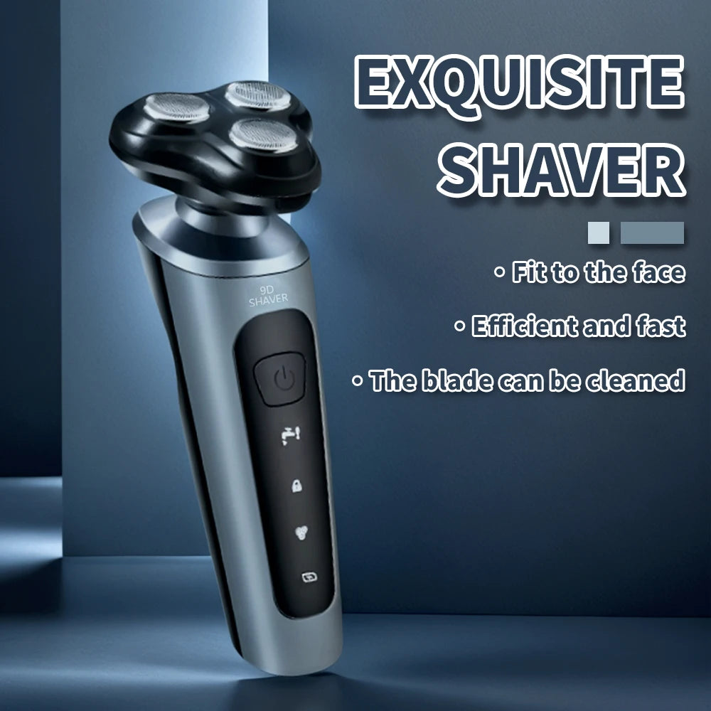 Electric shaver Blade Washable Easy-To-Detach Blade Comfortable Grip Fashionable Design Efficient Shaving Men's Shaver Gift