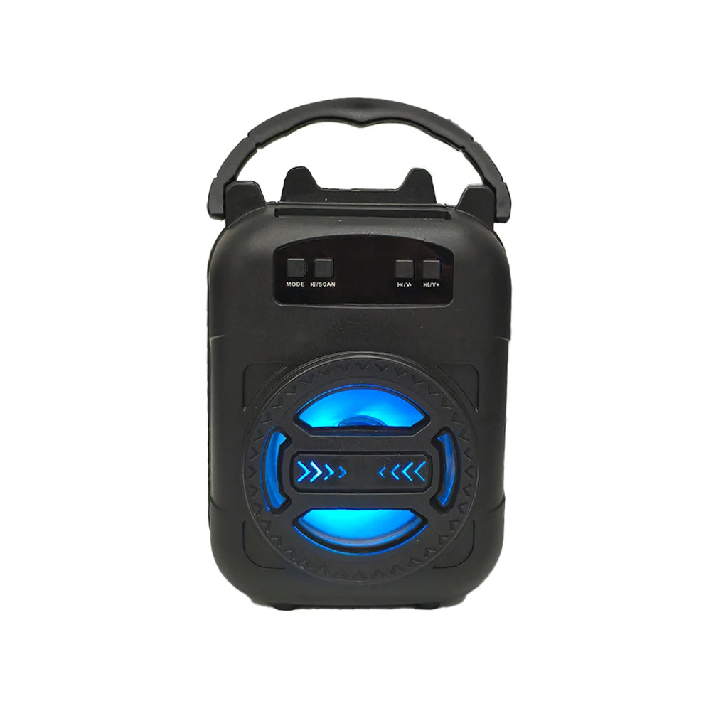 2025 New Bluetooth Speaker LED Light Portable Wireless Sound box Subwoofers Home Outdoor Square Dancing for Dancing